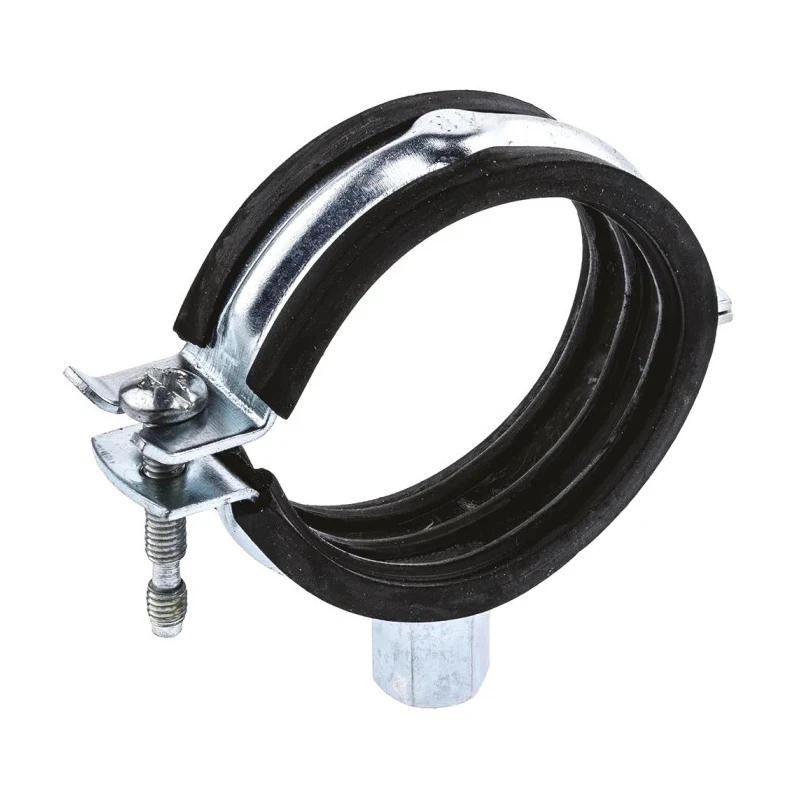 Unistrut Steel Silver Pipe Clamp 50mm Diameter PCH-4850