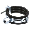 Unistrut Steel Silver Pipe Clamp 50mm Diameter PCH-4850