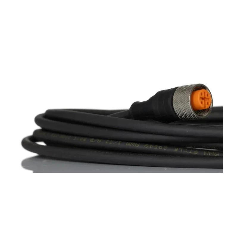 Lumberg Automation Female 4 Way Straight to Unterminated Sensor Actuator Cable 5 m 30V 4 Contacts 43742 RKT/LED F 4-225/5 M