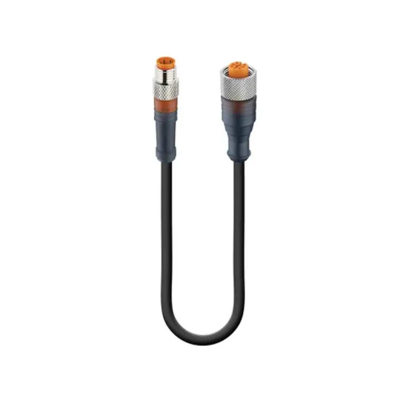 Lumberg Automation Female 4 Way Straight to Unterminated Sensor Actuator Cable 250V Polyurethane Jacket 44106 RKT 4-225/20 M