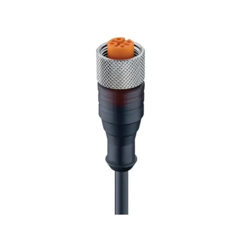 Lumberg Automation Female 4 Way Straight to Unterminated Sensor Actuator Cable 250V Polyurethane Jacket 44106 RKT 4-225/20 M