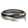 Lumberg Automation Sensor Actuator Cable Female 4 Way Straight Connector Black PVC Jacket 500mm 30V 107578 RKMV 4-96/0,5 M