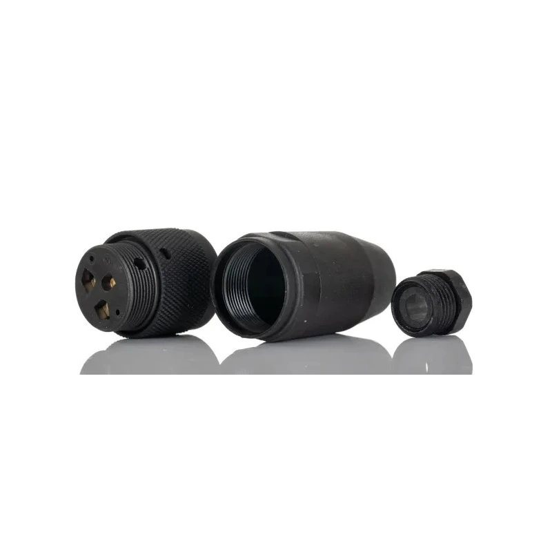 Lumberg Automation Circular Connector 3 Contacts Cable Socket Female 7/8 in IP67 RKC Series 
