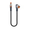 Lumberg Automation Sensor Actuator Cable Male 3 way Straight to Female 4 way M12, 60V 43699 RSMV 3-RKWT/LED A 4-3-224/0,6 M