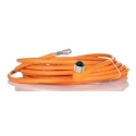 Lumberg Automation Female 8 Way M12 to Unterminated Free End Sensor Actuator Cable 5 m 30V RKWTS 934703027 RKWTS 8-184/5 M