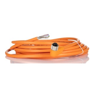 Lumberg Automation Female 8 Way M12 to Unterminated Free End Sensor Actuator Cable 5 m 30V RKWTS 934703027 RKWTS 8-184/5 M