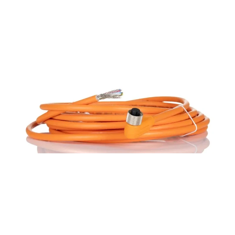 Lumberg Automation Female 8 Way M12 to Unterminated Free End Sensor Actuator Cable 5 m 30V RKWTS 934703027 RKWTS 8-184/5 M