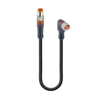 Lumberg Automation Male 3 way Straight to Female 3 way M8 Actuator/Sensor Cable, 300 mm 43677 RSMV 3-RKMWV/LED A 3-224/0,3 M