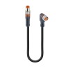Lumberg Automation Male 3 way Straight to Female 3 way M8 Sensor Actuator Cable 60V 43658 RSMV 3-RKMWV 3-224/2 M