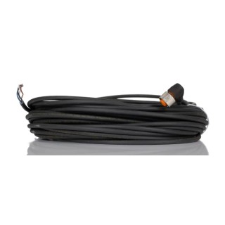 Lumberg Automation Sensor Actuator Cable Female 4 Way Right Angle to Unterminated 20m 250V RKWT Series 46376 RKWT 4-225/20 M