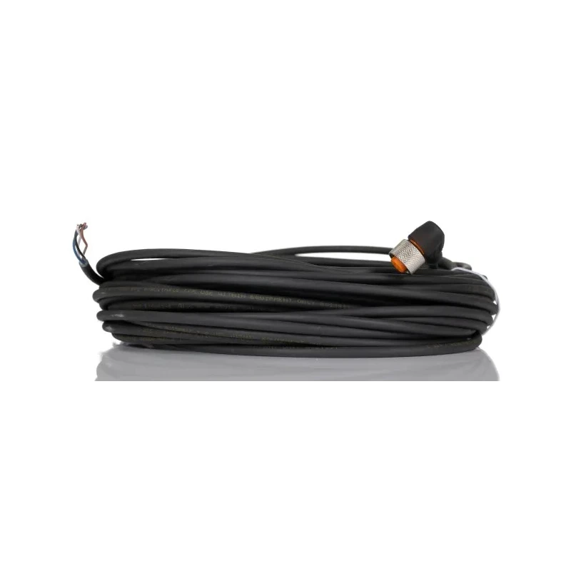 Lumberg Automation Sensor Actuator Cable Female 4 Way Right Angle to Unterminated 20m 250V RKWT Series 46376 RKWT 4-225/20 M