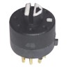 Lorlin MT SP6T Rotary Switch, 500mA, Fibreglass Reinforced Polybutylene Terephthalate Housing, PCB Terminal