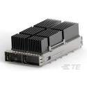 TE Connectivity QSFP-DD Pluggable I/O Connector Female Press Fit 2 Port 1-Position 2342935-3