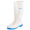Amblers White Steel Toe Capped Unisex Safety Boots , Size EU 43, Size UK 9, Size US 10, Pull-On PVC Upper and Sole, EN FS98
