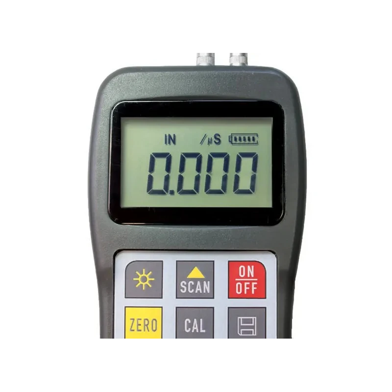 Sauter Ultrasonic Thickness Meter 0.75 mm to 80 mm Range ±0.01 % Accuracy 0.1 mm Resolution LCD Display TN 80-0.1US