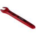 RS PRO Insulated Open End Spanner Metric, 150mm Overall Length, 8 mm Size, Chrome Vanadium Steel, IEC 60900, Model 197-3794