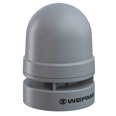 Werma EvoSIGNAL Mini Series Electronic Sounder 12V AC/DC Ceiling Mount 2-Tone, IP66, 95 dB at 1m 160.700.74