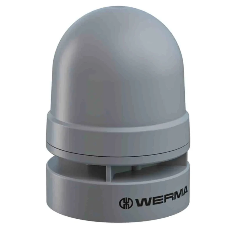 Werma EvoSIGNAL Mini Series Electronic Sounder 12V AC/DC Ceiling Mount 2-Tone, IP66, 95 dB at 1m 160.700.74