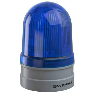 Werma EvoSIGNAL Midi Series Blue Beacon 24V Blink LED Bulb, Permanent Base, IP66 261.510.70