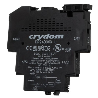 Sensata / Crydom Solid State Interface Relay Control 32V DC DIN Rail Screw Mount DR24D06X