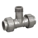 Georg Fischer PVC-U BSP Tee Plastic Pipe Fitting with FPM O-ring Seal 721310338