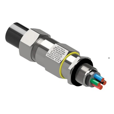 Moflash Metallic Stainless Steel Cable Gland M20 Thread 9 mm Min., 15 mm Max., IP66, IP68 E1EX