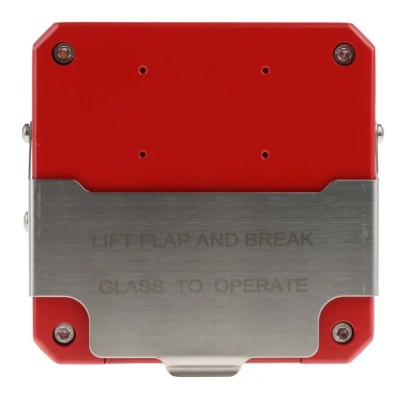 Moflash Red Break Glass Call Point Indoor & Outdoor Resettable IP66 Rated Hazardous Area Certified CP135