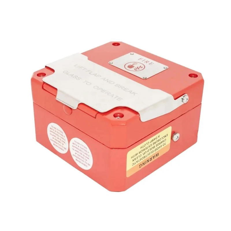 Moflash Red Break Glass Call Point Indoor & Outdoor Resettable IP66 Rated Hazardous Area Certified CP135