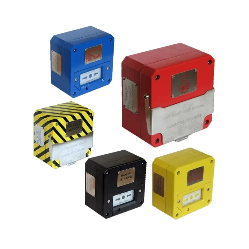 Moflash Red Break Glass Call Point Indoor & Outdoor Resettable IP66 Rated Hazardous Area Certified CP135