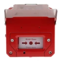 Moflash Red Break Glass Call Point Indoor & Outdoor Resettable IP66 Rated Hazardous Area Certified CP135