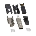 TE Connectivity Mini I/O Cable Straight Male Connector 8 Way Shielded 1-2201855-1
