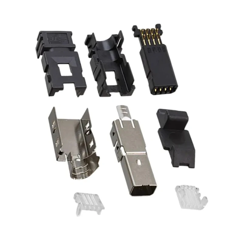 TE Connectivity Mini I/O Cable Straight Male Connector 8 Way Shielded 1-2201855-1
