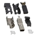TE Connectivity Type II Cable Straight Mini I/O Connector Male 8 Way Shielded 2201855-1