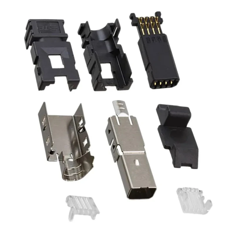 TE Connectivity Type II Cable Straight Mini I/O Connector Male 8 Way Shielded 2201855-1