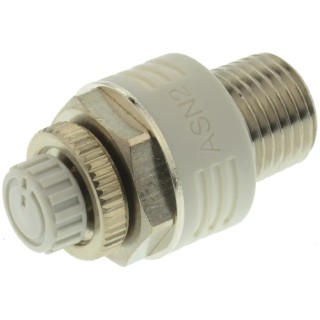 SMC Brass Pneumatic Silencer 1.5 MPa Threaded R ASN2