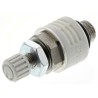 SMC Brass Pneumatic Silencer Threaded Metric Connection M5 Noise Reduction 20dB 1.5 MPa ASN2