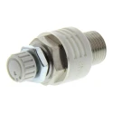SMC Brass Pneumatic Silencer 1.5 MPa 20dB Noise Reduction Threaded Male R-Thread 15 mm Diameter ASN2
