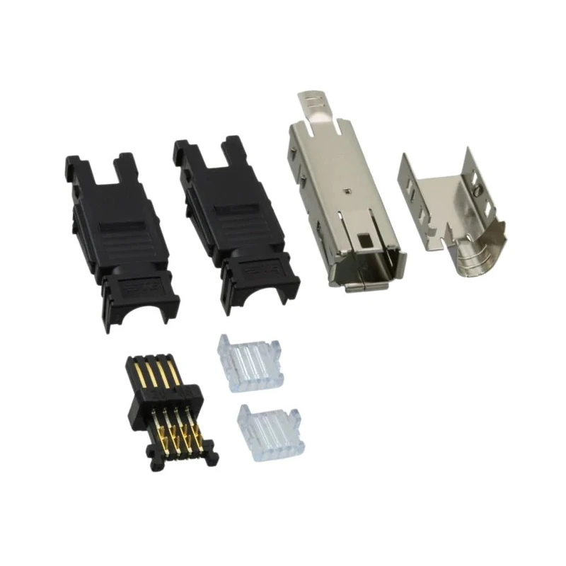 TE Connectivity Mini I/O Connector Type I Cable Straight Female, 8 Way Shielded 2201864-1
