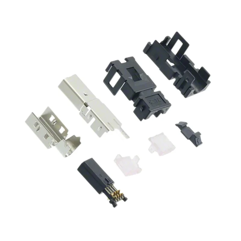 TE Connectivity Mini I/O Cable Straight Connector Male, 8 Way, Shielded 1-2201855-2