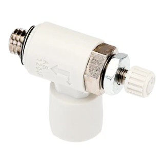 SMC AS Series Flow Controller Flow Regulator Inlet Female Metric M5 Outlet Male G AS1201F-M5-04