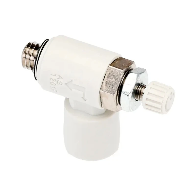 SMC AS Series Flow Controller Flow Regulator Inlet Female Metric M5 Outlet Male G AS1201F-M5-04