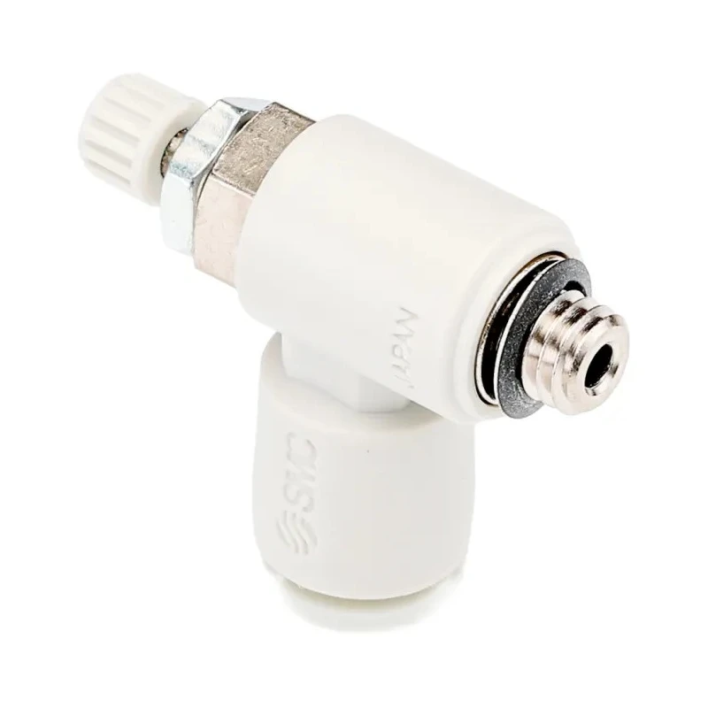 SMC AS Series Flow Controller Flow Regulator Inlet Female Metric M5 Outlet Male G AS1201F-M5-04