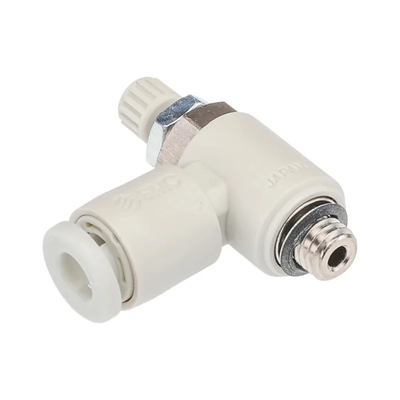 SMC AS Series Flow Controller Flow Regulator Inlet Female Metric M5 Outlet Male G AS1201F-M5-04