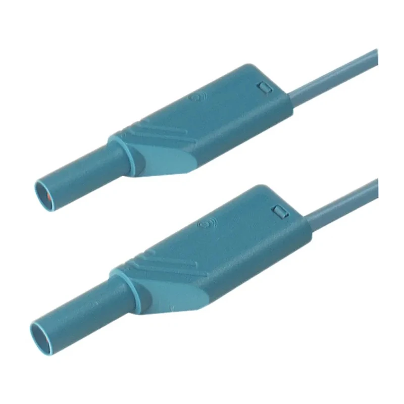 Hirschmann Test & Measurement Connector Test Lead 16A, 1000 V AC/DC, Blue, 500 mm Lead Length 934168102