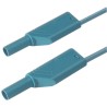 Hirschmann Test & Measurement Connector Test Lead 16A, 1000 V AC/DC, Blue, 500 mm Lead Length 934168102