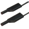 Hirschmann Test & Measurement Connector Test Lead 16A, 1000 V AC/DC, Black, 2m Lead Length 934169100