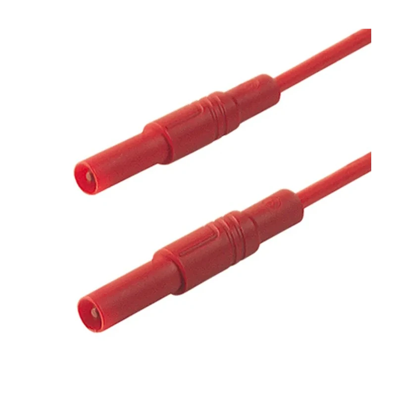 Hirschmann Test & Measurement Connector Test Lead 16A, 1000 V ac, 1000 V dc, Red, 1 m Lead Length 934174101
