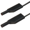 Hirschmann Test & Measurement Connector Test Lead 16A, 1000 V ac, 1000 V dc, Black, 1 m Lead Length 934195100