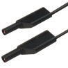 Hirschmann Test & Measurement Connector Test Lead 16A, 1000 V ac, 1000 V dc, Black, 1 m Lead Length 934195100