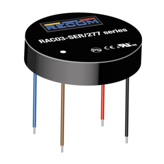 Recom Switching Power Supply Chassis Mount 3.3V DC Output 3W Power 305V AC Input RAC03-3.3SER/277